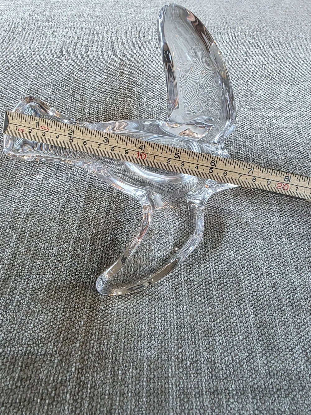 Princess House Lead Crystal Flying Bird Dove Figurine